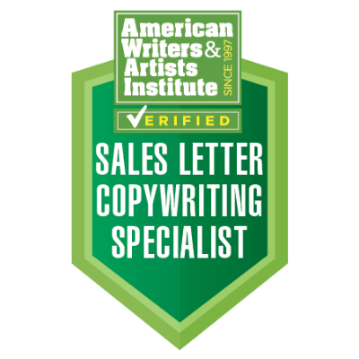 sales letter verification badge